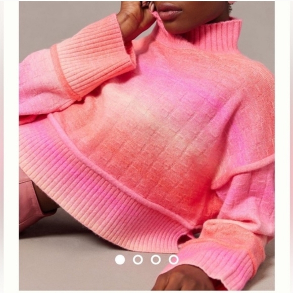 Anthropologie Sweaters - Anthropologie Pilcro Cropped Mock-Neck Sweater Medium